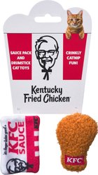 Spot Kentucky Fried Chicken Sauce Count/Drumstick Cat Toy w/ Catnip