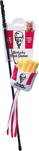 Show full view: Spot Kentucky Fried Chicken Fries Wand Cat Toy w/ Catnip slide 1 of 4