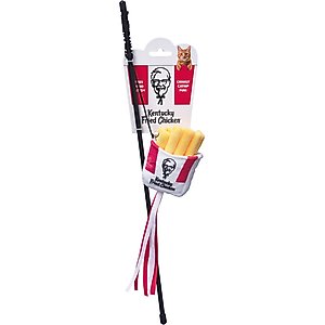 Spot Kentucky Fried Chicken Fries Wand Cat Toy w/ Catnip