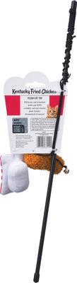 Show full view: Spot Kentucky Fried Chicken Sauce Count & Drumstick Wand Cat Toy w/ Catnip slide 2 of 4