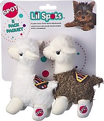 Spot Ethical Products Spot Lil Spots Yo Llama Dog Toy, 2 count