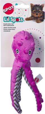 Show full view: Spot Ethical Products Spot Lil Spots Octopusassorted Dog Toy, 8-in slide 4 of 6
