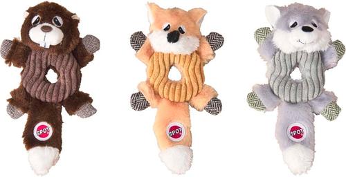 Show full view: Spot Ethical Products Spot Lil Spots Donut Crinkler Dog Toy, Character Varies, 7-in, 1 count slide 2 of 6