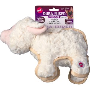 Spot Ethical Products Spot Dura-Fuse Snuggle Sheep Dog Toy, 12-in