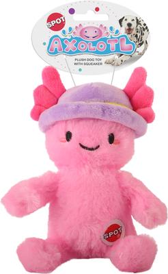 Show full view: Spot Ethical Products Spot Axolotl w/ Hat Dog Toy, 6-in slide 3 of 7