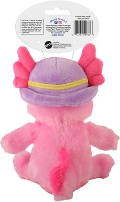 Show full view: Spot Ethical Products Spot Axolotl w/ Hat Dog Toy, 6-in slide 4 of 7