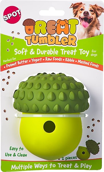 Spot Ethical Products Spot Treat Tumbler Broccoli Dog Toy