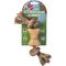 Show in main carousel: Spot Ethical Products Spot Love The Earth Natural Rubber Bone w/ Rope Dog Toy, 7-in slide 1 of 4