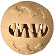 Show in main carousel: Spot Ethical Products Spot Love The Earth Natural Rubber Treat Ball Dog Toy, 3-in slide 3 of 4