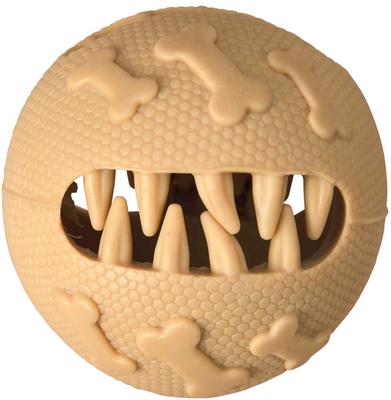 Show full view: Spot Ethical Products Spot Love The Earth Natural Rubber Treat Ball Dog Toy, 3-in slide 3 of 4