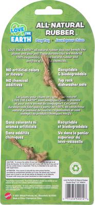 Show full view: Spot Ethical Products Spot Love The Earth Natural Rubber Double Ring Dog Toy, 5.5-in slide 2 of 4