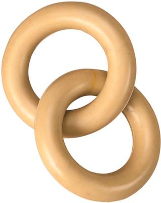 Show full view: Spot Ethical Products Spot Love The Earth Natural Rubber Double Ring Dog Toy, 5.5-in slide 3 of 4