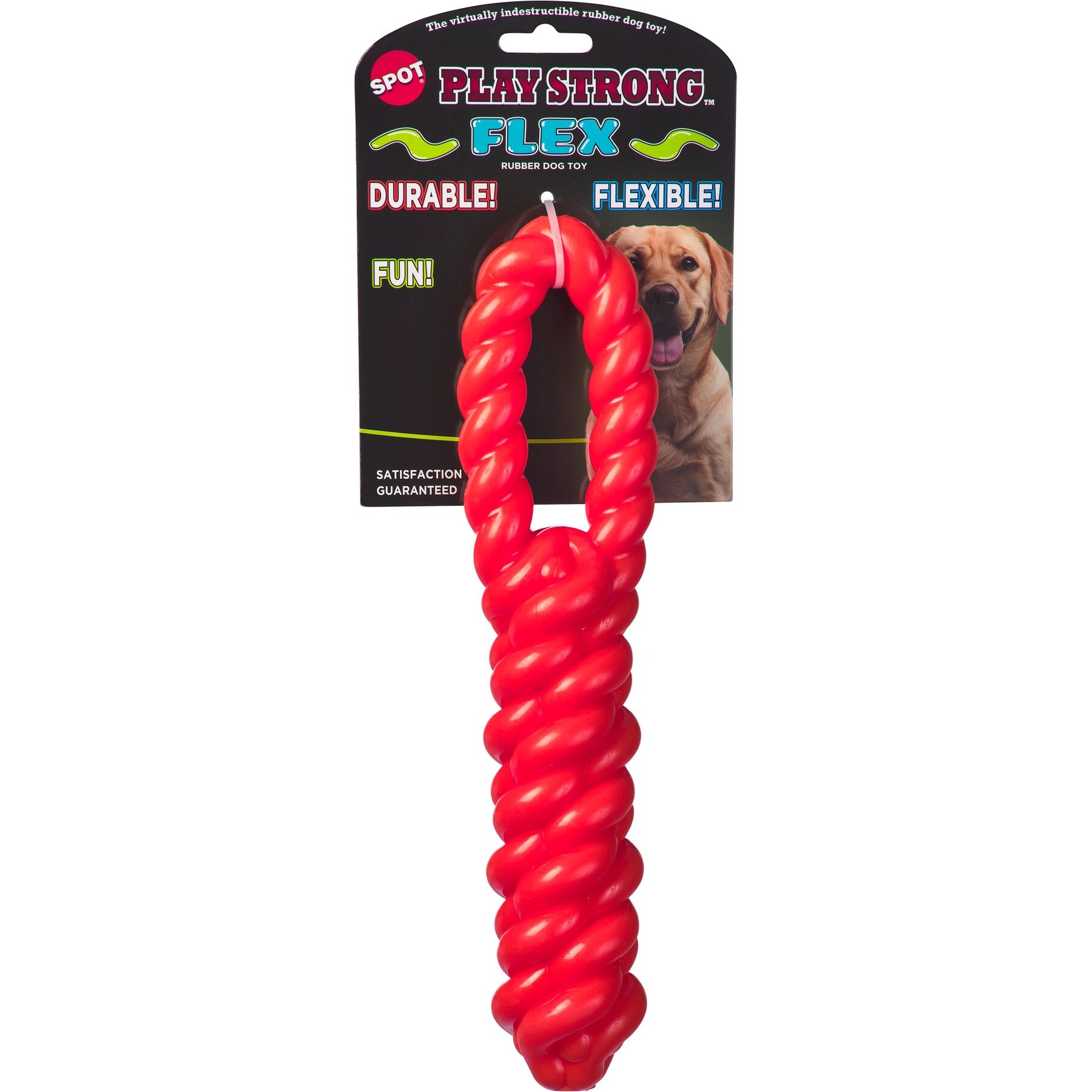 Spot Ethical Products Spot Play Strong Flex Retrievr Dog Toy, 13-in