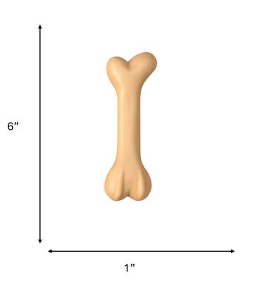 Show full view: Spot Ethical Products Spot Love The Earth Natural Rubber Bone Dog Toy, 6-in slide 4 of 4