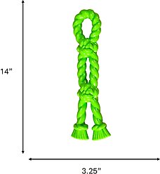 Spot Ethical Products Spot Play Strong Flex Double' Knot Dog Toy, 14-in slide 2 of 4