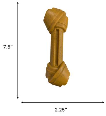 Show full view: Spot Ethical Products Spot Bambone Eco Knot Bone Peanut Butter Dog Toy, 7.5-in slide 5 of 5