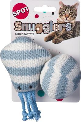 Show full view: Spot Ethical Products Spot Snugglers Squid & Ball Cat Toy, 2 count slide 3 of 5
