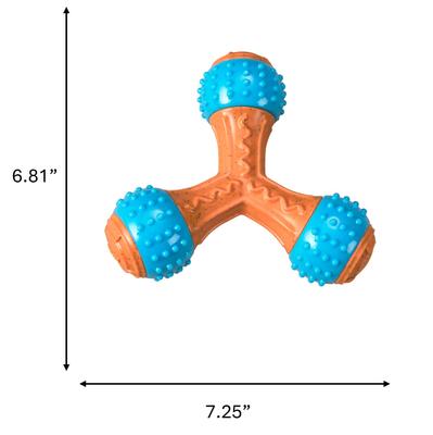 Show full view: Spot Ethical Products Spot Bambone+ Gigler Tripod Peant Butter Dog Toy, 6-in slide 5 of 6