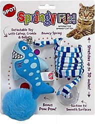 Spot Ethical Products Spot Twisted Fun Dinosaur & Pom Pom Cat Toy