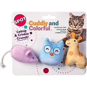 Spot Ethical Products Spot Cuddly Cat Toy, 3 count