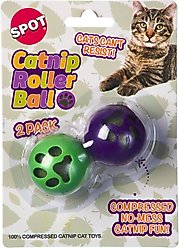 Spot Ethical Products Spot Catnip Roller Ball Cat Toy, 2 count