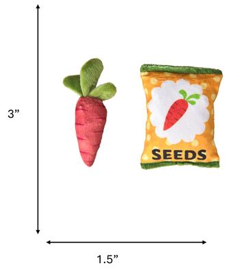 Show full view: Spot Ethical Products Spot Vegetable Garden Cat Toy, 2 count slide 6 of 6