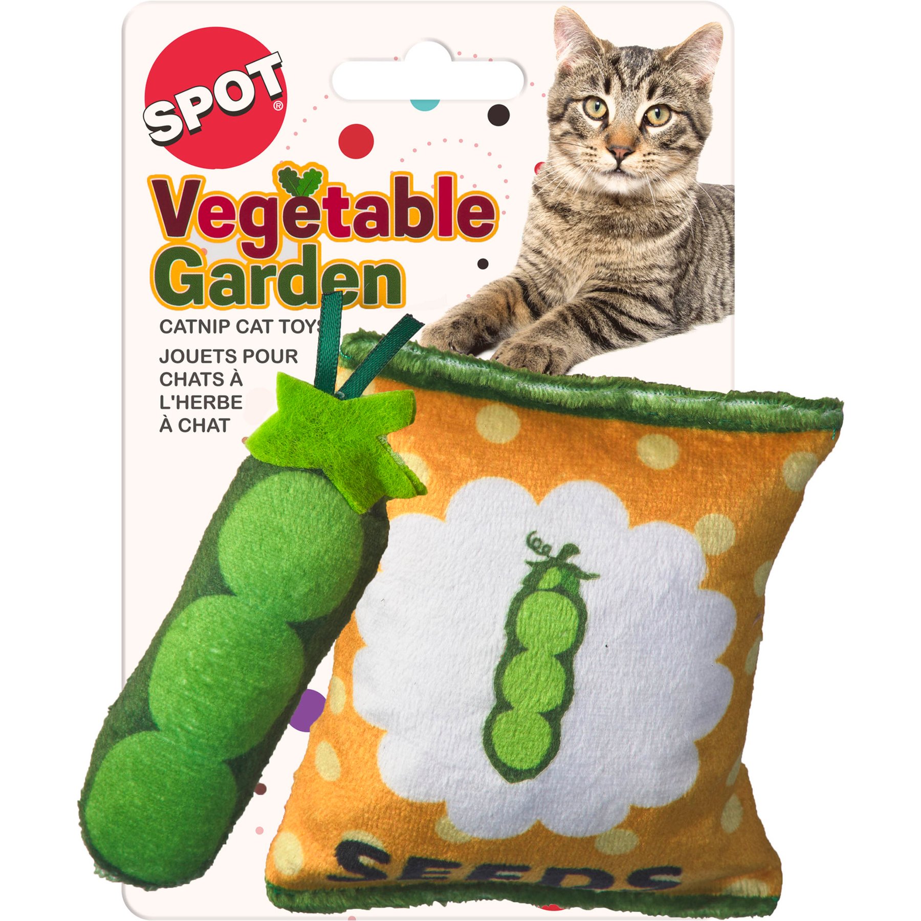 Spot Ethical Products Spot Vegetable Garden Cat Toy, 2 count
