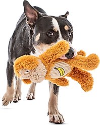 GURU Soft Scents Monkey Scented Squeak & Crinkle Plush Dog Toy slide 2 of 5