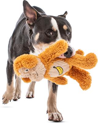 Show full view: GURU Soft Scents Monkey Scented Squeak & Crinkle Plush Dog Toy slide 3 of 6