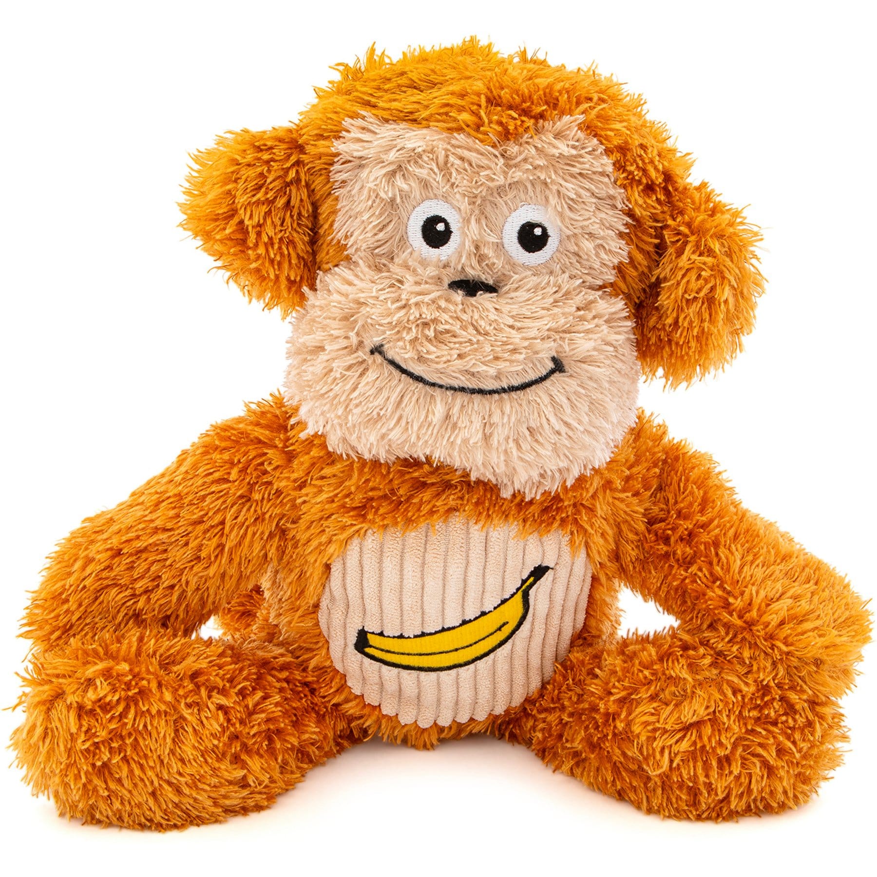 GURU Soft Scents Monkey Scented Squeak & Crinkle Plush Dog Toy