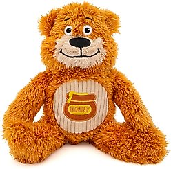 GURU Soft Scents Bear Scented Squeak & Crinkle Plush Dog Toy