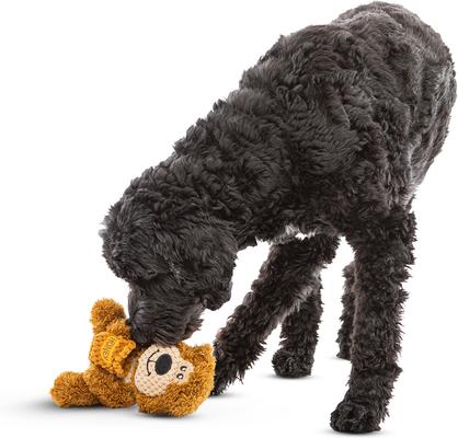 Show full view: GURU Loveys Bear Plush Interactive Squeak Dog Toy slide 5 of 5
