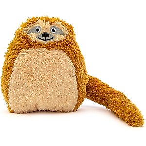 GURU Hide-A-Tail Sloth Crinkle & Squeak Puzzle Dog Toy, Medium