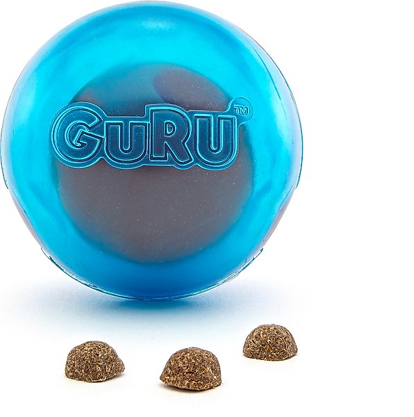 Show full view: GURU Ball Interactive Treat Dispensing Dog Toy slide 2 of 5