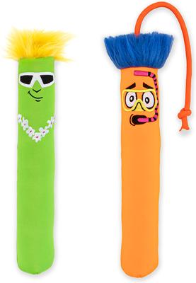 Show full view: GURU Fry Guys Floats 'Kevin' Squeaky Crinkle Plush Dog Toy slide 2 of 2