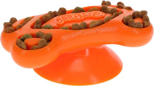 Show full view: GURU Distracto-Pod Bone Suction Cup Treat & Paste Dog Toy slide 8 of 11