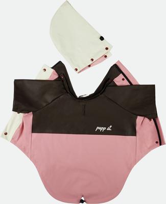 Show full view: pupp st. Cooper Dog Raincoat, Pink, Medium slide 3 of 5