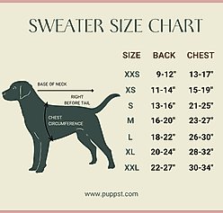 pupp st. Marcy Dog Sweater, Green, XX-Small slide 2 of 5