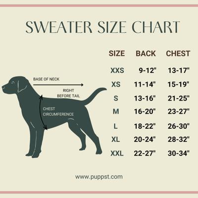 Show full view: pupp st. Marcy Dog Sweater, Pink, Medium slide 5 of 5