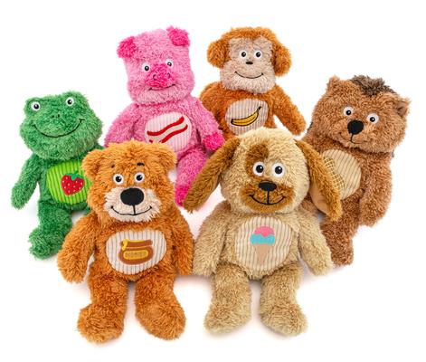 Show full view: GURU Soft Scents Hedgehog Scented Squeak & Crinkle Plush Dog Toy slide 3 of 6