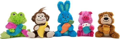 Show full view: GURU Loveys Frog Plush Interactive Squeak Dog Toy slide 2 of 6