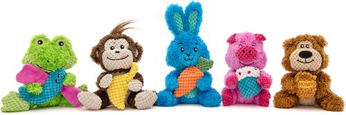 Show full view: GURU Loveys Bear Plush Interactive Squeak Dog Toy slide 2 of 5