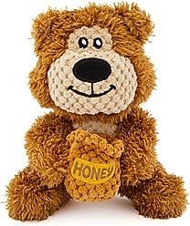 GURU Loveys Bear Plush Interactive Squeak Dog Toy