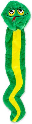 Show full view: GURU Hide-A-Tail Green Snake Crinkle & Squeak Puzzle Dog Toy, Large slide 4 of 6