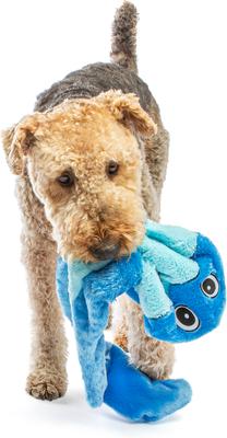 Show full view: GURU Hide-A-Tail Blue Snake Crinkle & Squeak Puzzle Dog Toy, Large slide 3 of 5