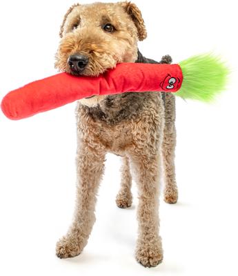 Show full view: GURU Fry Guys 'Larry' Squeaky Crinkle Plush Dog Toy, Large slide 3 of 3