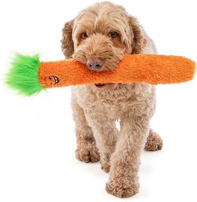 Show full view: GURU Fry Guys 'Jerry' Squeaky Crinkle Plush Dog Toy, Large slide 2 of 4