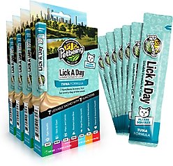 PetBeing Lick a Day 7-in-1 Functions Lickable Tuna Puree Supplement for Cats, 28 Count