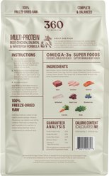 360 Pet Nutrition Multi-Protein Grain-Free Adult Raw Freeze-Dried Dog Food, 48-oz bag slide 2 of 6