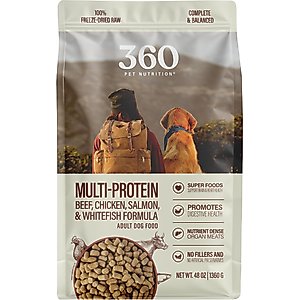 Dietetics ドライタイプ 3kg 360 PET NUTRITION Multi-Protein Grain-Free Adult Raw Freeze